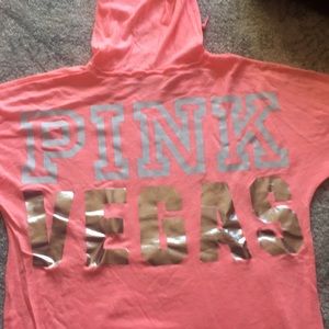 VS Pink Vegas Hooded Sweater
